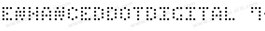 EnhancedDotDigital 7字体转换